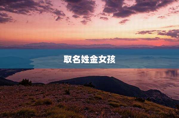 取名姓金女孩