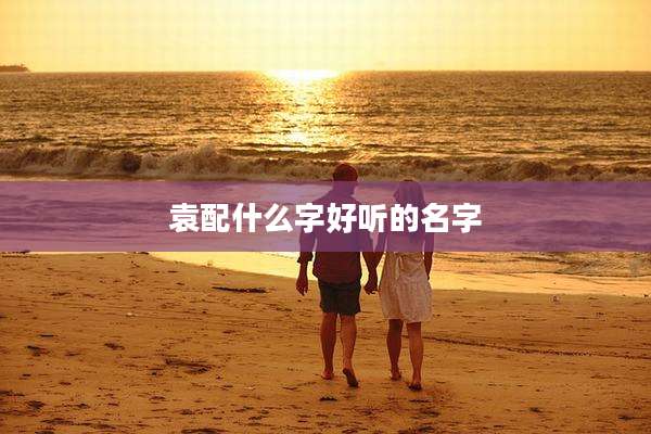 袁配什么字好听的名字