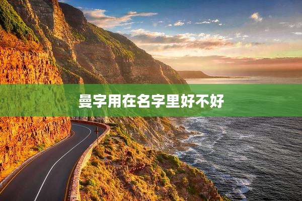 曼字用在名字里好不好