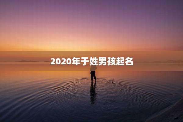 2020年于姓男孩起名