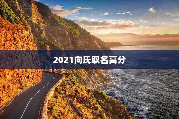 2021向氏取名高分