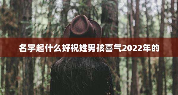 名字起什么好祝姓男孩喜气2022年的