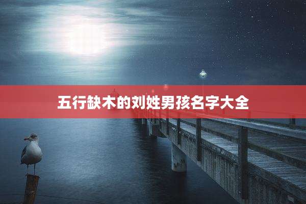 五行缺木的刘姓男孩名字大全