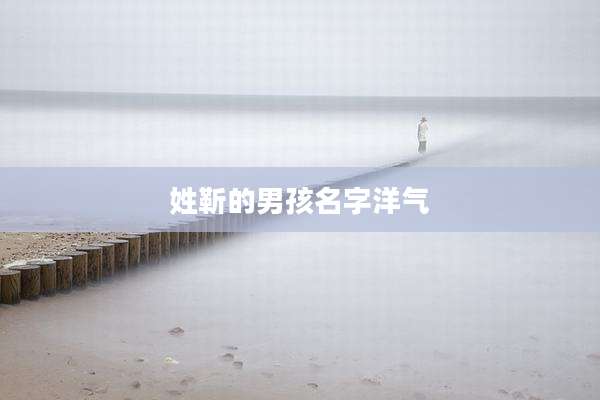 姓靳的男孩名字洋气