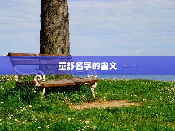 童舒名字的含义