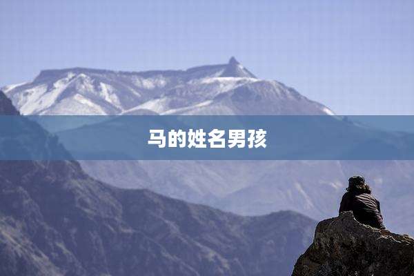 马的姓名男孩
