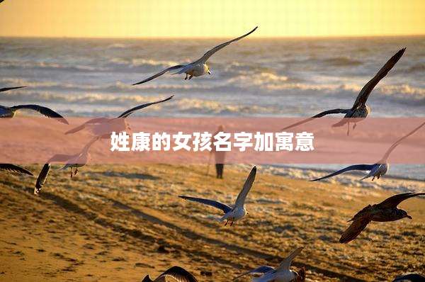 姓康的女孩名字加寓意