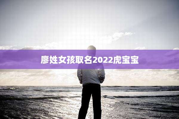 廖姓女孩取名2022虎宝宝