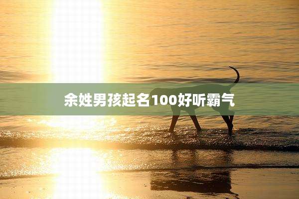 余姓男孩起名100好听霸气