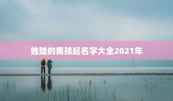 姓陆的男孩起名字大全2021年