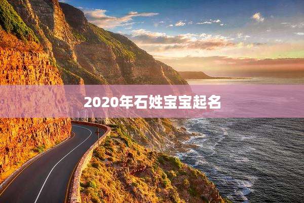 2020年石姓宝宝起名