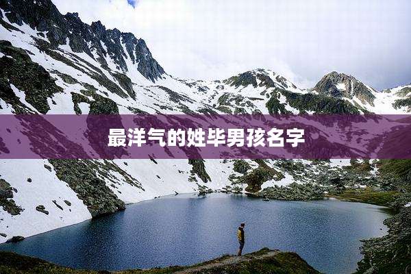 最洋气的姓毕男孩名字